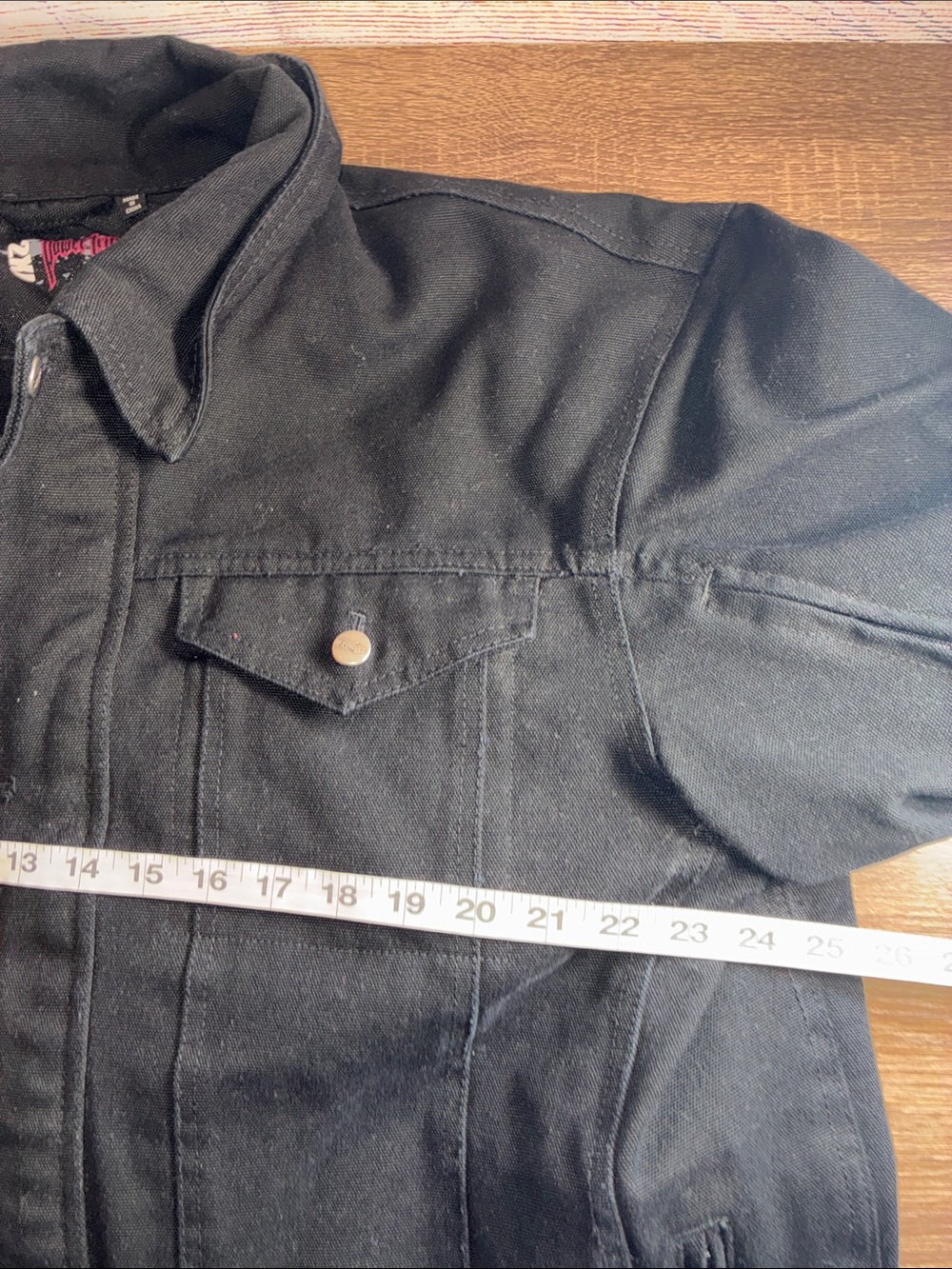 Mens Pre Owned POWER TRIP Black Biker's JACKET 2XL - Picture 6 of 10
